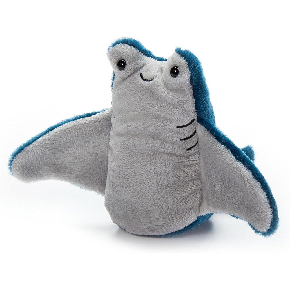 image:imageThe Petting Zoo Manta Stingray Stuffed Animal Plushie Gifts for Kids Nuggetz Sealife Animals Stingray Plush Toy 6 inches