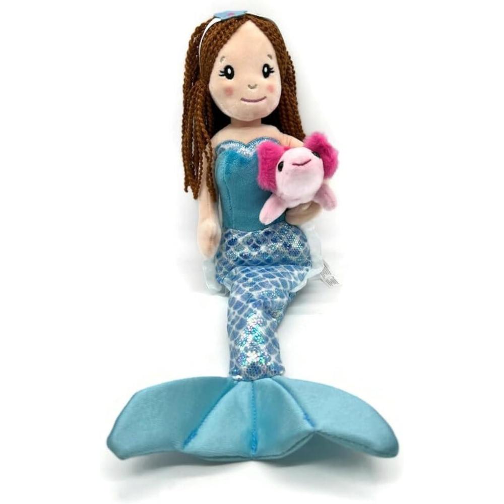 image:imageThe Petting Zoo Mermaid Doll with Axolotl Stuffed Animal Gift for Girls Mermaid Plush Doll with Axolotl Plush Toy 17 inch Ethnic 3143x2ARed Hair