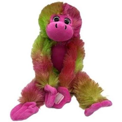 image:imageThe Petting Zoo Monkey Stuffed Animals Plush Toys for Girls and Boys Hanging Monkey Plush Toy Tie Dye 10 inch Orange 4230x3Pink