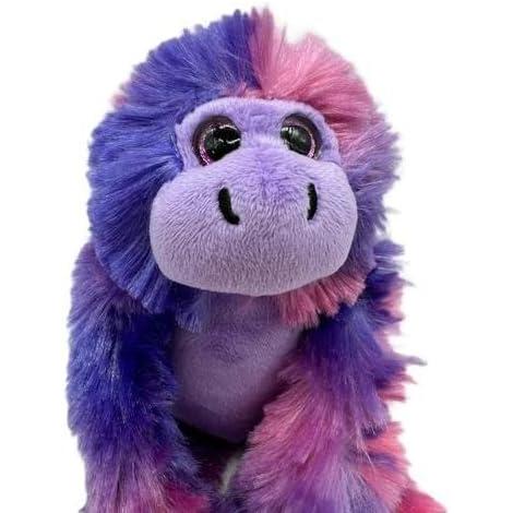 image:imageThe Petting Zoo Monkey Stuffed Animals Plush Toys for Girls and Boys Hanging Monkey Plush Toy Tie Dye 10 inch Orange 4230x3Purple