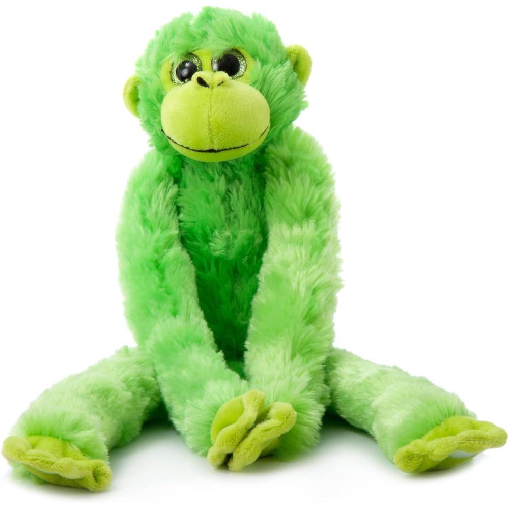image:imageThe Petting Zoo Monkey Stuffed Animals Plush Toys for Girls and Boys Rainbow of Colors20 Inches PinkGreen