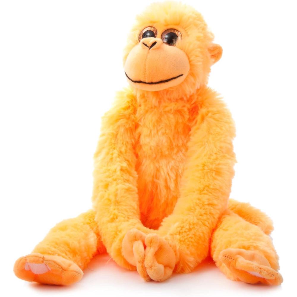 image:imageThe Petting Zoo Monkey Stuffed Animals Plush Toys for Girls and Boys Rainbow of Colors20 Inches PinkOrange