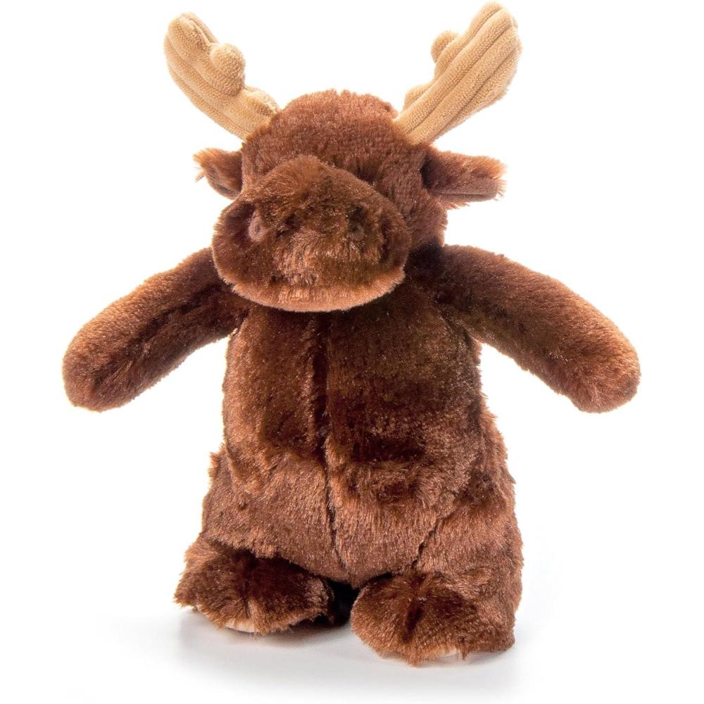 image:imageThe Petting Zoo Moose Stuffed Animal Plushie Gifts for Kids Wildlife Animals Moose Plush Toy 10 inches