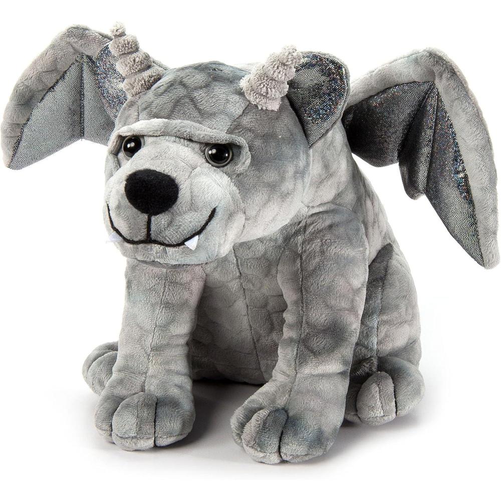 image:imageThe Petting Zoo Mystical Gargoyle Stuffed Animal Plushie Gifts for Kids Mystical Animals Gray Gargoyle Plush Toy 12 Inches