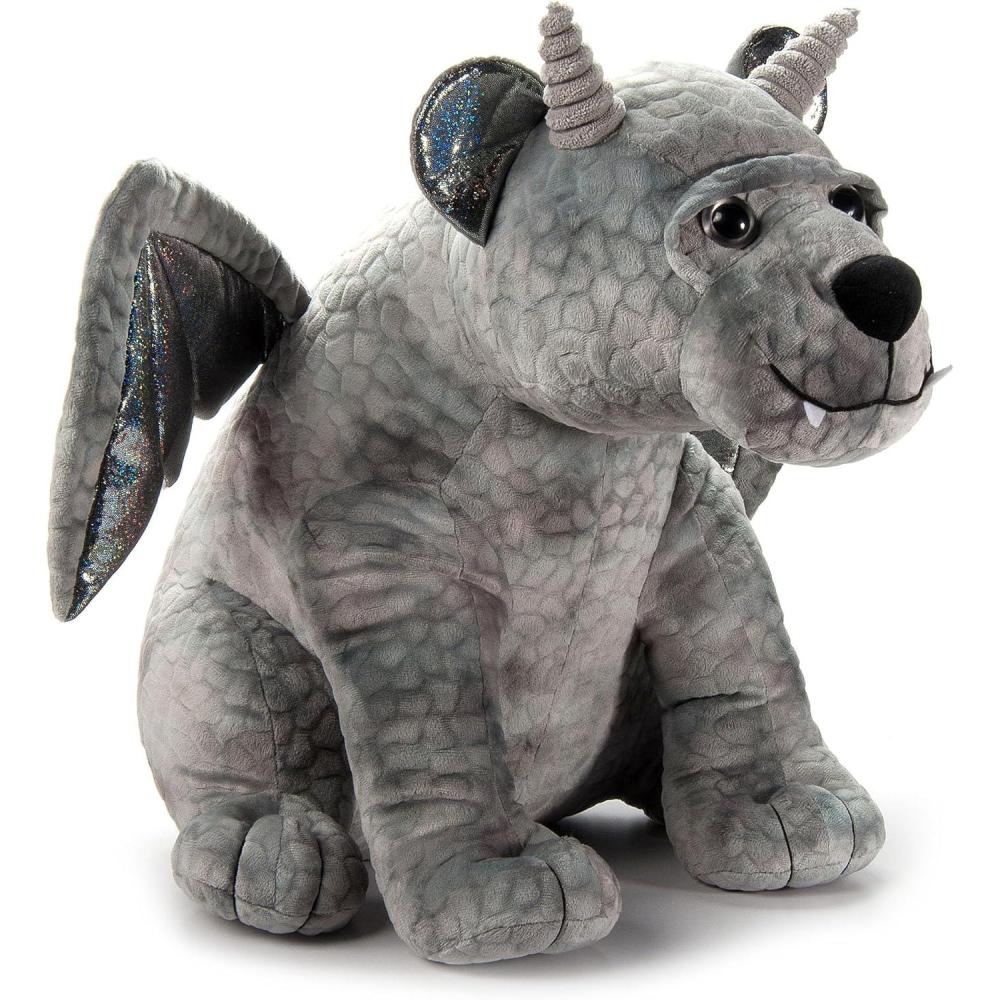 image:imageThe Petting Zoo Mystical Gargoyle Stuffed Animal Plushie Gifts for Kids Mystical Animals Gray Gargoyle Plush Toy 18 Inches