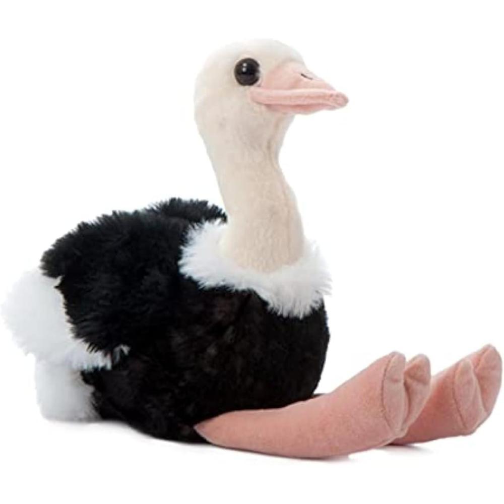 image:imageThe Petting Zoo Ostrich Stuffed Animal Gifts for Kids Wild Onez Zoo Animals Ostrich Plush Toy 9 inches