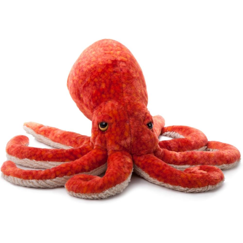 image:imageThe Petting Zoo Pacific Red Octopus Stuffed Animal Plushie Gifts for Kids Wild Onez Ocean Animals Jumbo Octopus Plush Toy 24 inches