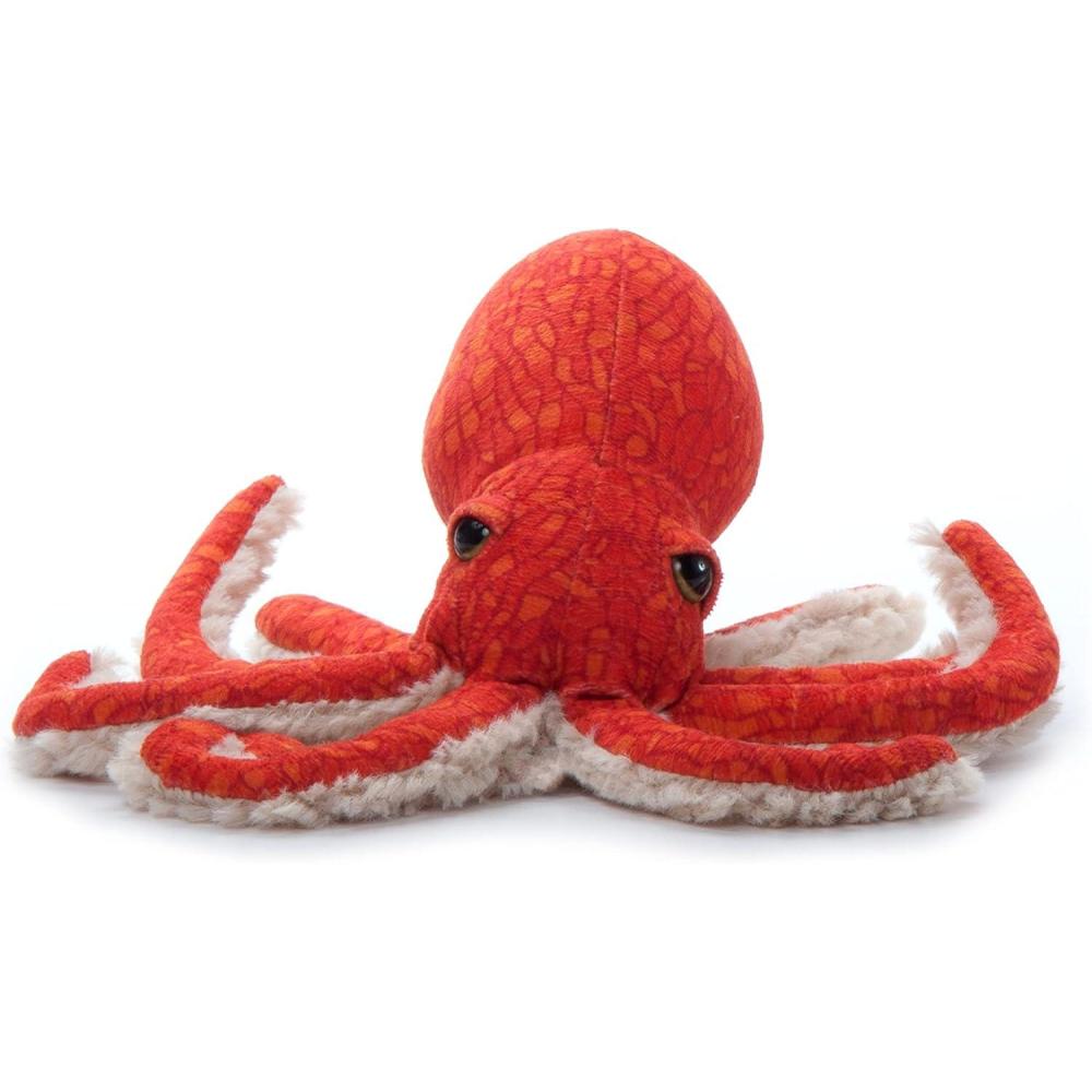 image:imageThe Petting Zoo Pacific Red Octopus Stuffed Animal Plushie Gifts for Kids Wild Onez Sealife Animals Octopus Plush Toy 8 inches