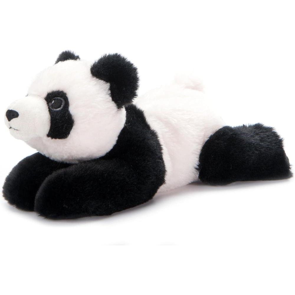 image:imageThe Petting Zoo Panda Stuffed Animal Plushie Gifts for Kids Earth Keeperz Wildlife Animals Zoologee Black Panda Plush Toy 10 inches