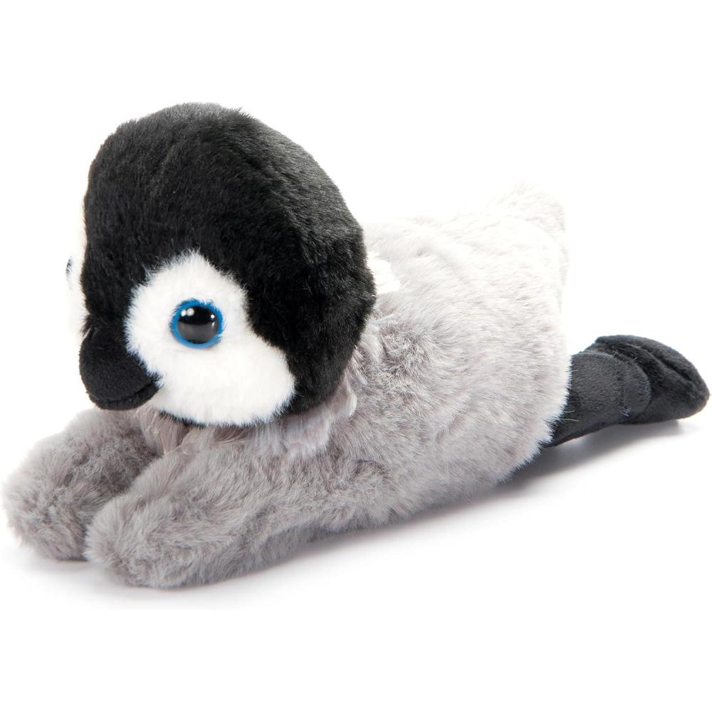 image:imageThe Petting Zoo Penguin Chick Stuffed Animal Plushie Slap Bracelet Gifts for Kids Slapstix Wildlife Animals Gray Penguin Chick Plush Toy 9 inches