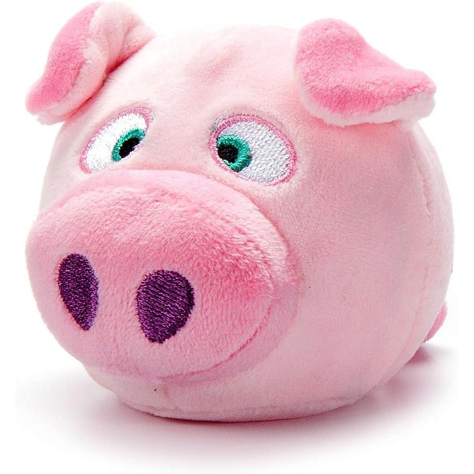 image:imageThe Petting Zoo Pig Stuffed Animal Plushie Gifts for Kids Squishiez Wildlife Animal Squeeze Toy Pink Pig Plush Toy 3 inches