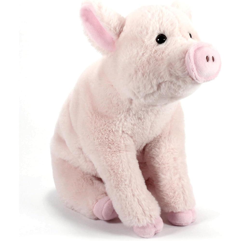 image:imageThe Petting Zoo Pig Stuffed Animal Plushie Gifts for Kids Wild Onez Farm Animals Pig Plush Toy 12 inches