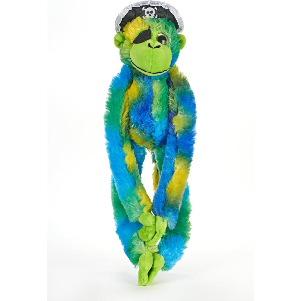 image:imageThe Petting Zoo Pirate Monkey Stuffed Animal Gifts for Girls and Boys Pirate Monkey Plush Toy 20inch MultiOrange 4144x7Green Dark