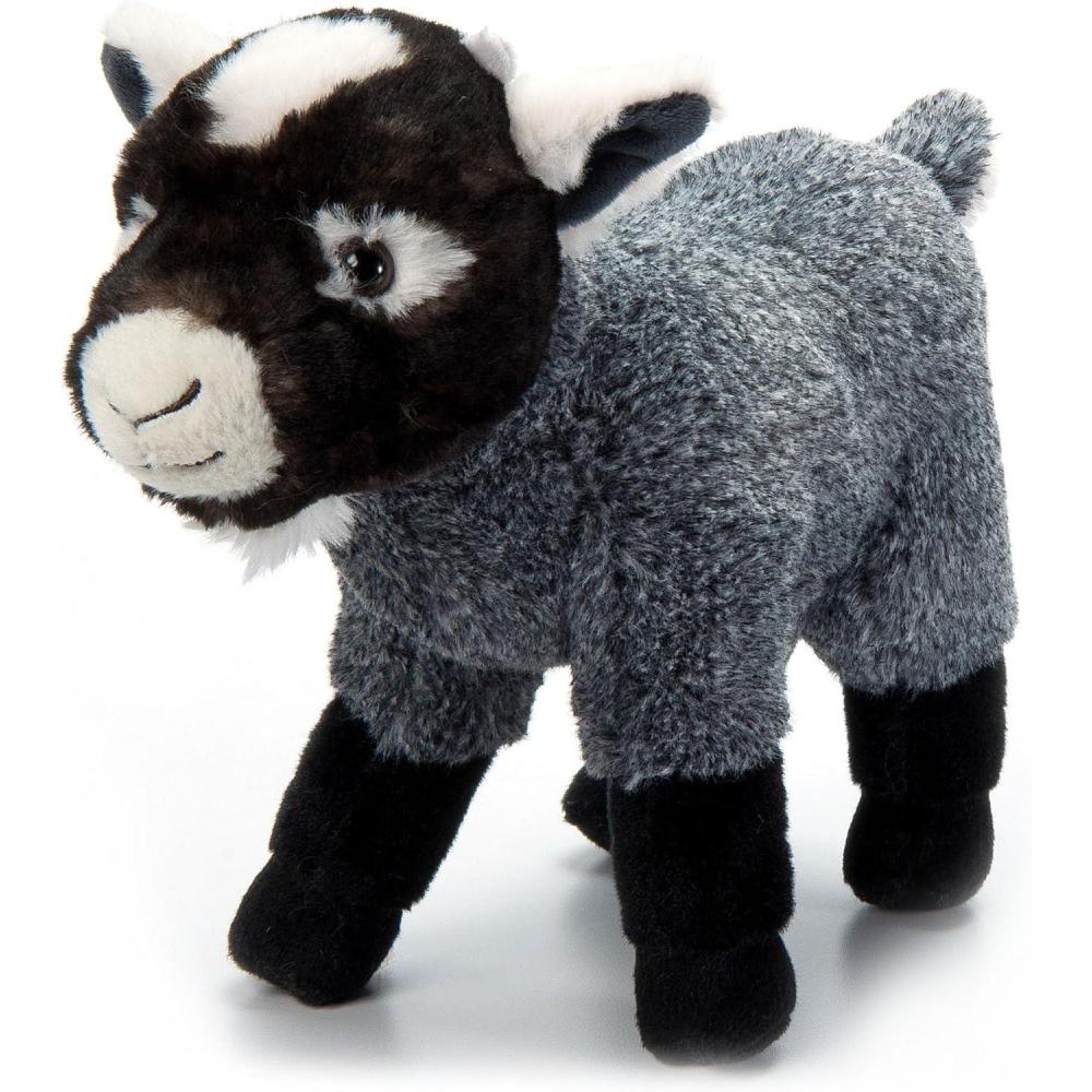 image:imageThe Petting Zoo Pygmy Goat Stuffed Animal Plushie Gifts for Kids Wild Onez Wildlife Barn Animals Goat Plush Toy 12 inches