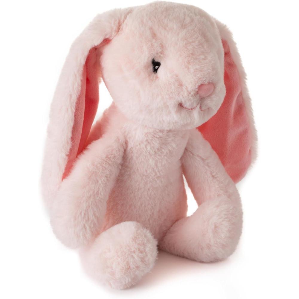 image:imageThe Petting Zoo Rabbit Stuffed Animal Plushie Gifts for Kids Bumblez Animals Pink Bunny Rabbit Plush Toy 12 inches