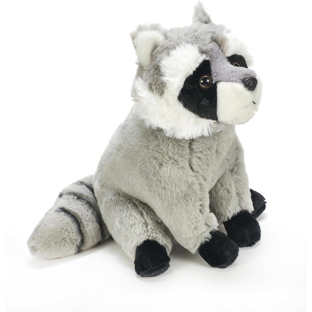 image:imageThe Petting Zoo Raccoon Stuffed Animal Plushie Gifts for Kids Wild Onez Wildlife Zoo Animals Raccoon Plush Toy 12 inches