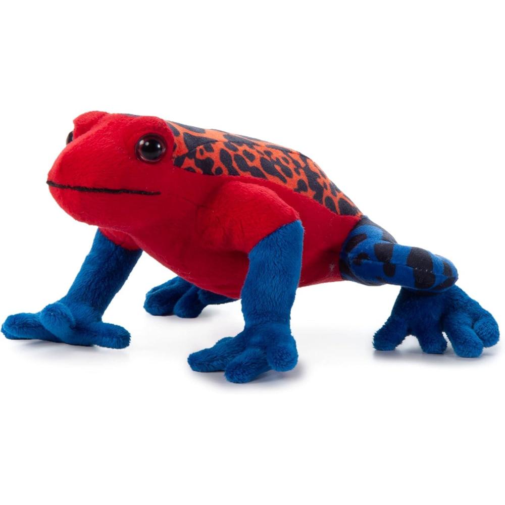 image:imageThe Petting Zoo Red Dart Frog Stuffed Animal Plushie Gifts for Kids Wild Onez Rainforest Animals Dart Frog Plush Toy 9 inches