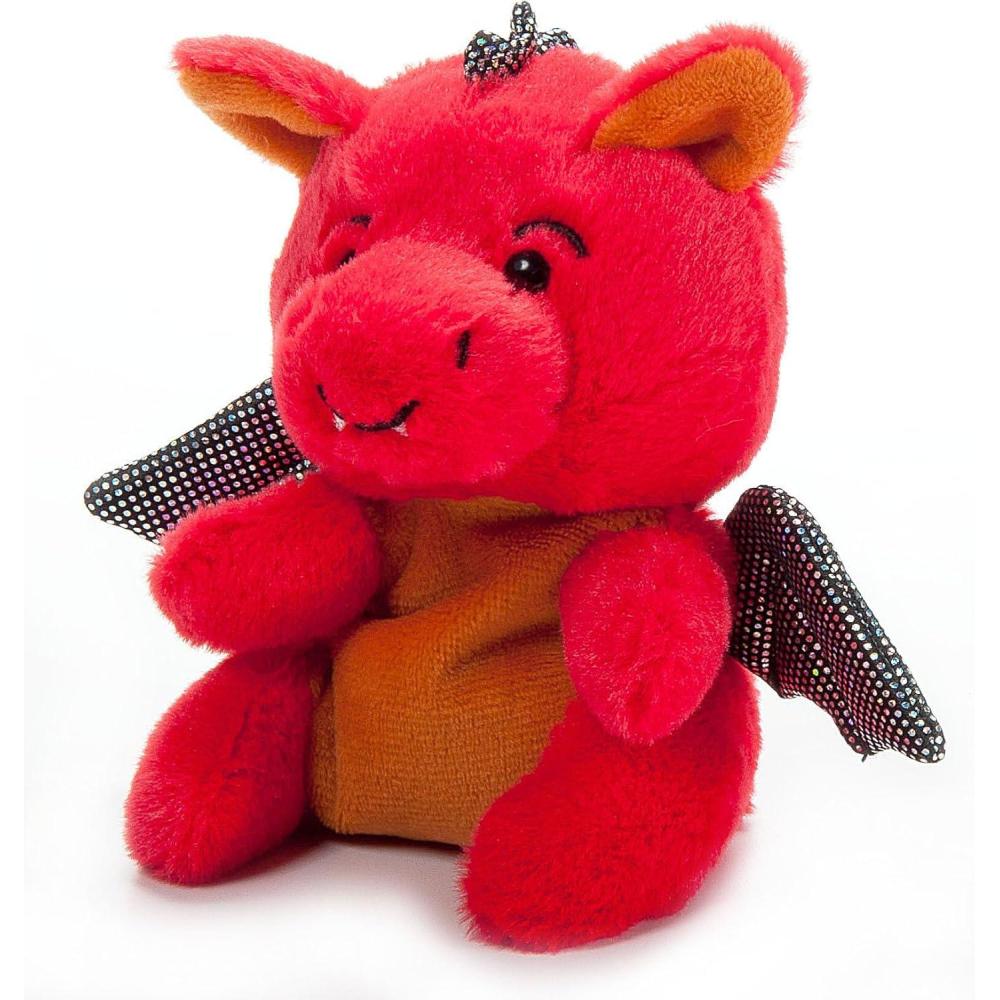 image:imageThe Petting Zoo Red Dragon Stuffed Animal Plushie Gifts for Kids Nuggetz Dragon Animals Dragon Plush Toy 6 InchesSmall