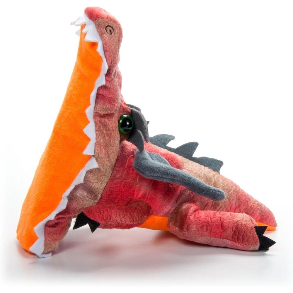 image:imageThe Petting Zoo Red Dragon Stuffed Animal Plushie Slap Bracelet Gifts for Kids Slapstix Dragon Animals Dragon Plush Toy 10 Inches