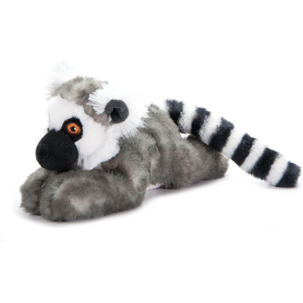 image:imageThe Petting Zoo RingTailed Lemur Stuffed Animal Plushie Gifts for Kids Earth Keeperz Wildlife Animals Zoologee Gray RingTailed Lemur Plush Toy 10 inches