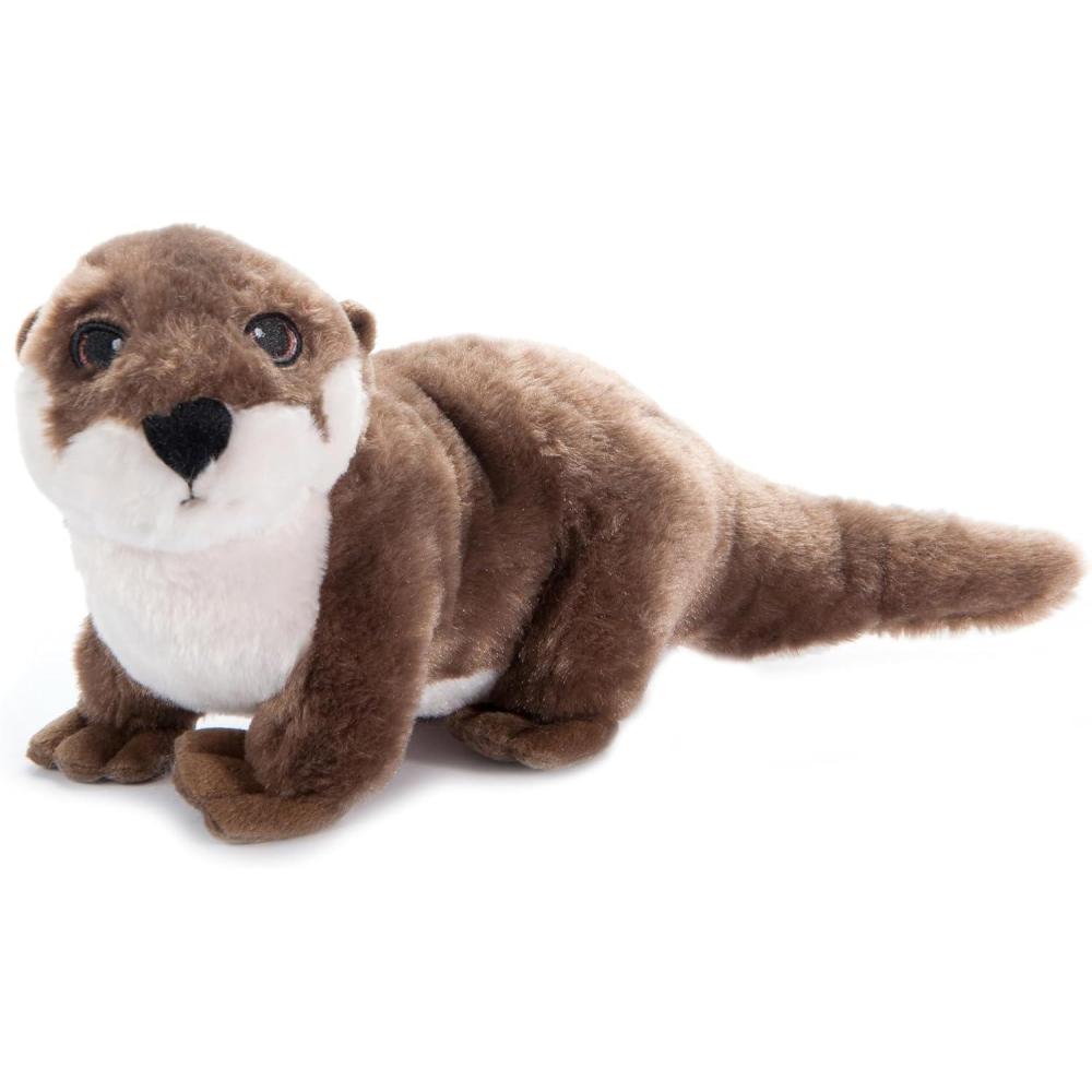 image:imageThe Petting Zoo River Otter Stuffed Animal Plushie Gifts for Kids Earth Keeperz Wildlife Animals Zoologee Brown River Otter Plush Toy 17 inches