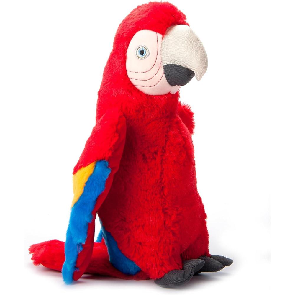 image:imageThe Petting Zoo Scarlet Macaw Stuffed Animal Plushie Gifts for Kids Earth Keeperz Rainforest Animals Zoologee Scarlet Macaw Plush Toy 12 inches