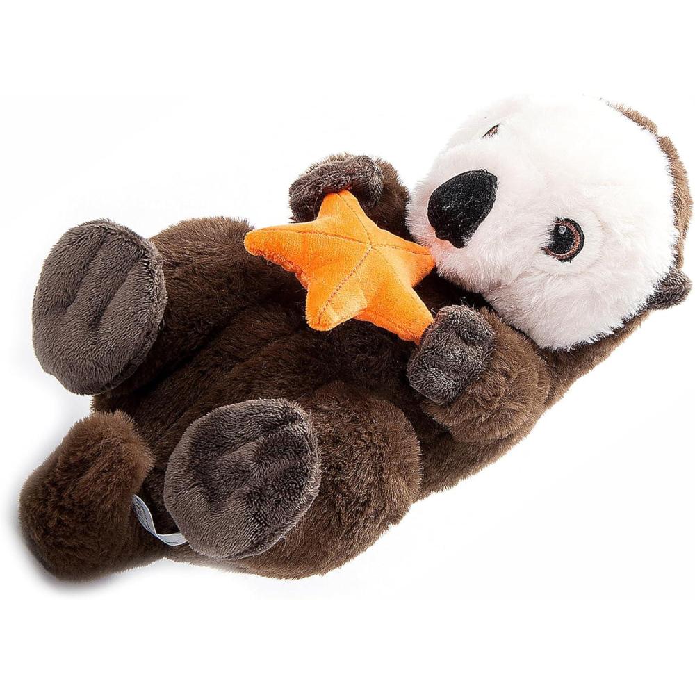 image:imageThe Petting Zoo Sea Otter Stuffed Animal Plushie Gifts for Kids Earth Keeperz Sealife Animals Zoologee Brown Sea Otter Plush Toy 14 inches