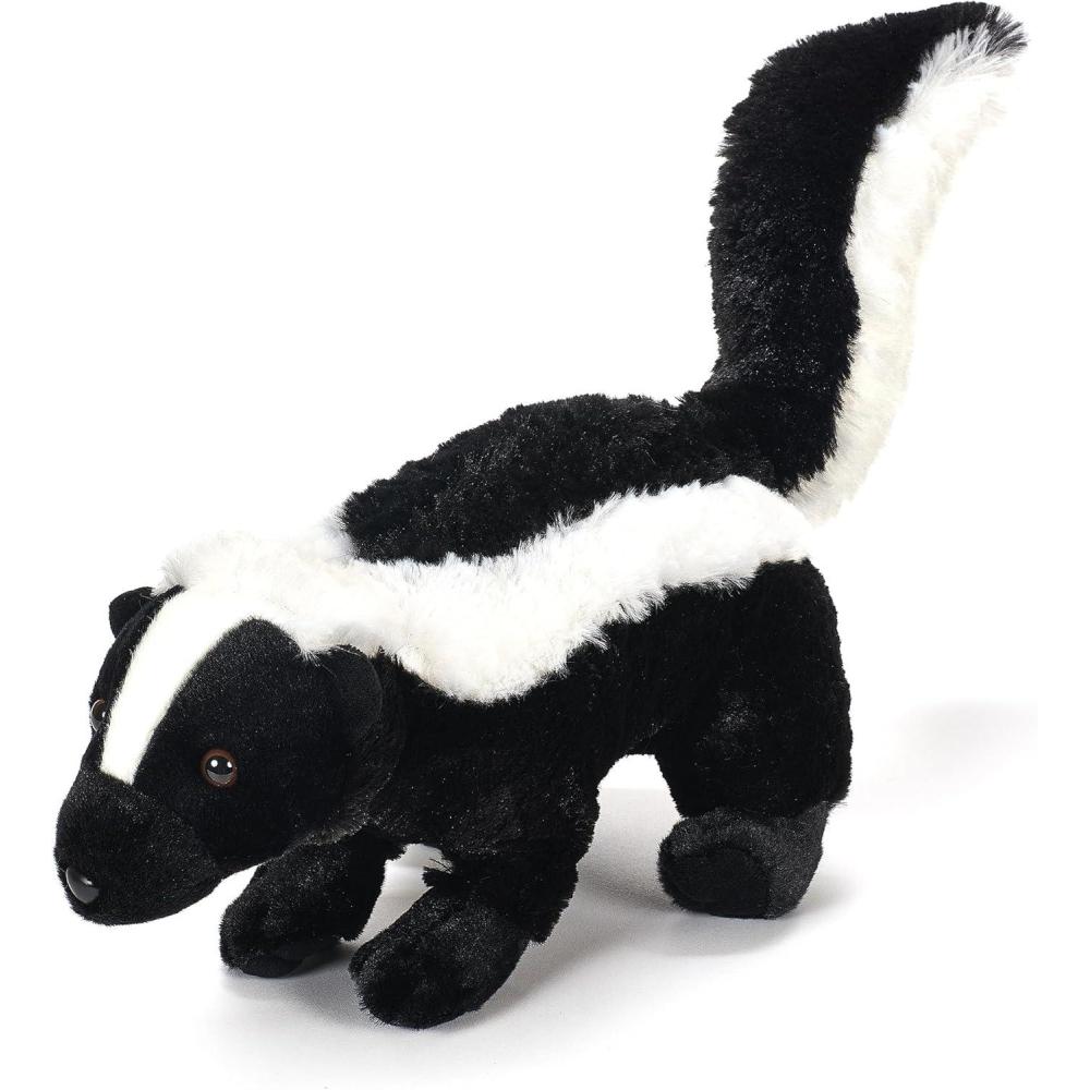 image:imageThe Petting Zoo Skunk Stuffed Animal Plushie Gifts for Kids Wild Onez Zoo Animals Skunk Plush Toy 12 inches