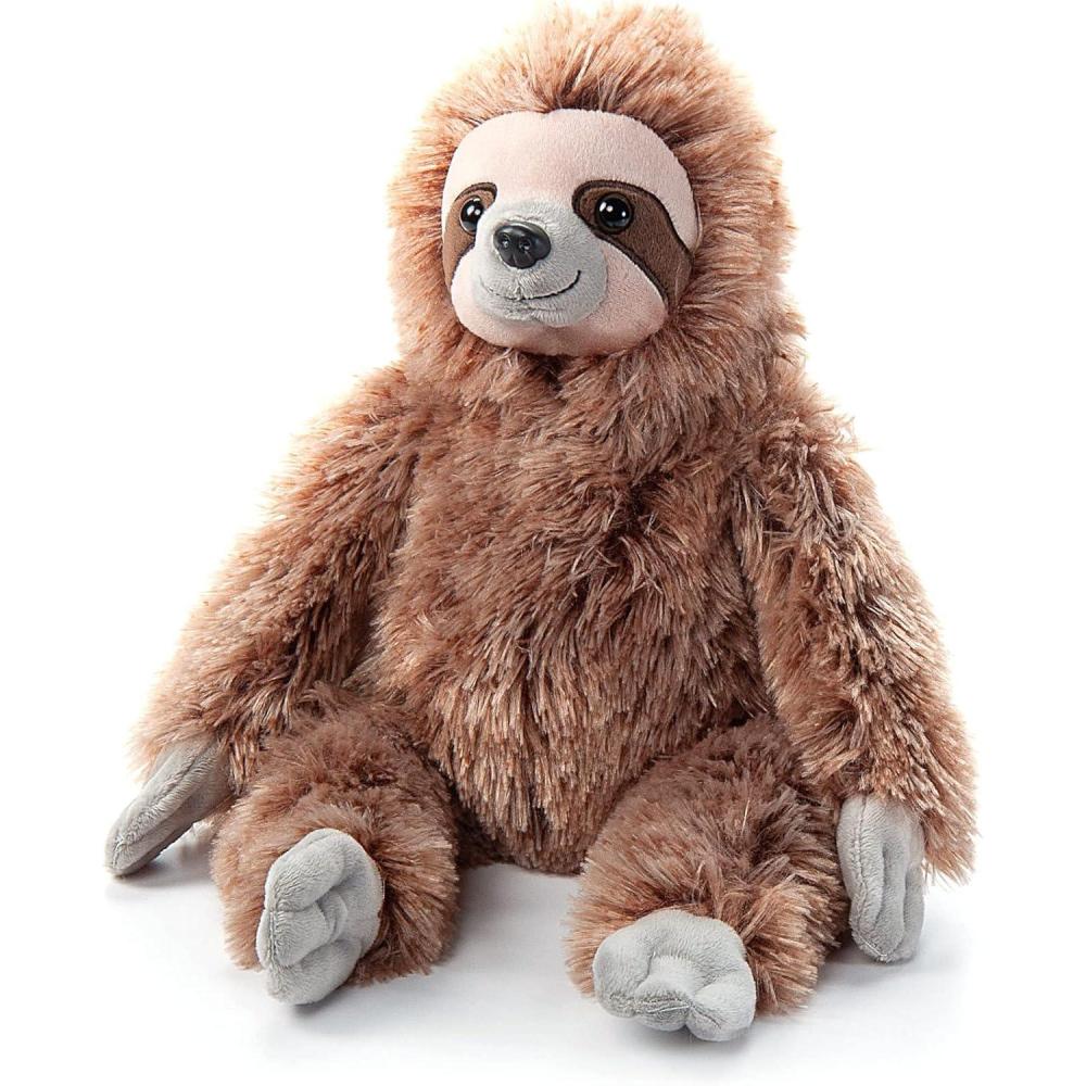 image:imageThe Petting Zoo Sloth Stuffed Animal Plushie Gifts for Kids Wild Onez Wildlife Animals Brown Sloth Plush Toy 9 inches