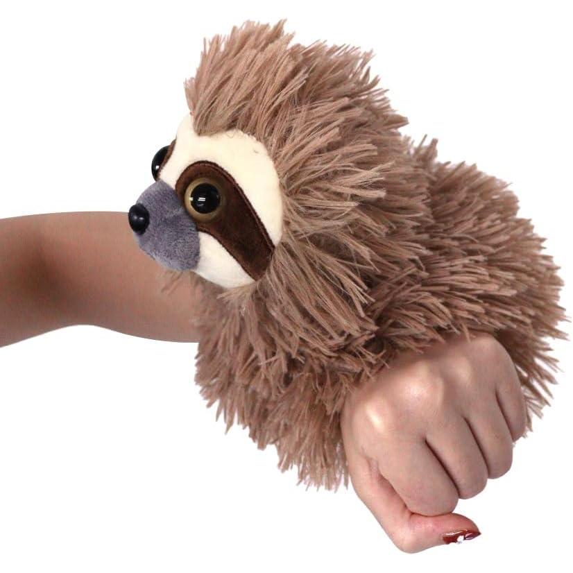 image:imageThe Petting Zoo Sloth Stuffed Animal Plushie Slap Bracelet Gifts for Kids Slapstix Wildlife Animals Sloth Plush Toy 10 inches