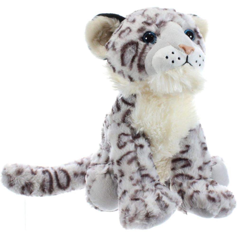 image:imageThe Petting Zoo Snow Leopard Stuffed Animal Gifts for Kids Wild Onez Zoo Animals Snow Leopard Plush Toy 12 inches