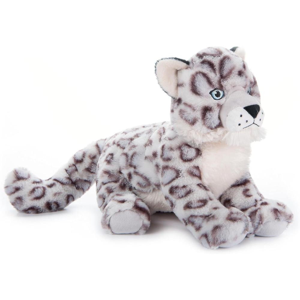 image:imageThe Petting Zoo Snow Leopard Stuffed Animal Plushie Gifts for Kids Earth Keeperz Wildlife Animals Zoologee Snow Leopard Plush Toy 12 inches