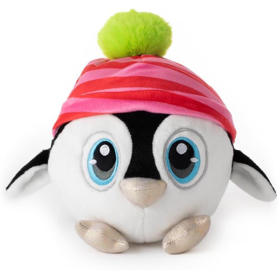 image:imageThe Petting Zoo Snowball Penguin Stuffed Animal Gifts for Kids Christmas Plush Toys 7 inch Green HatPink Hat