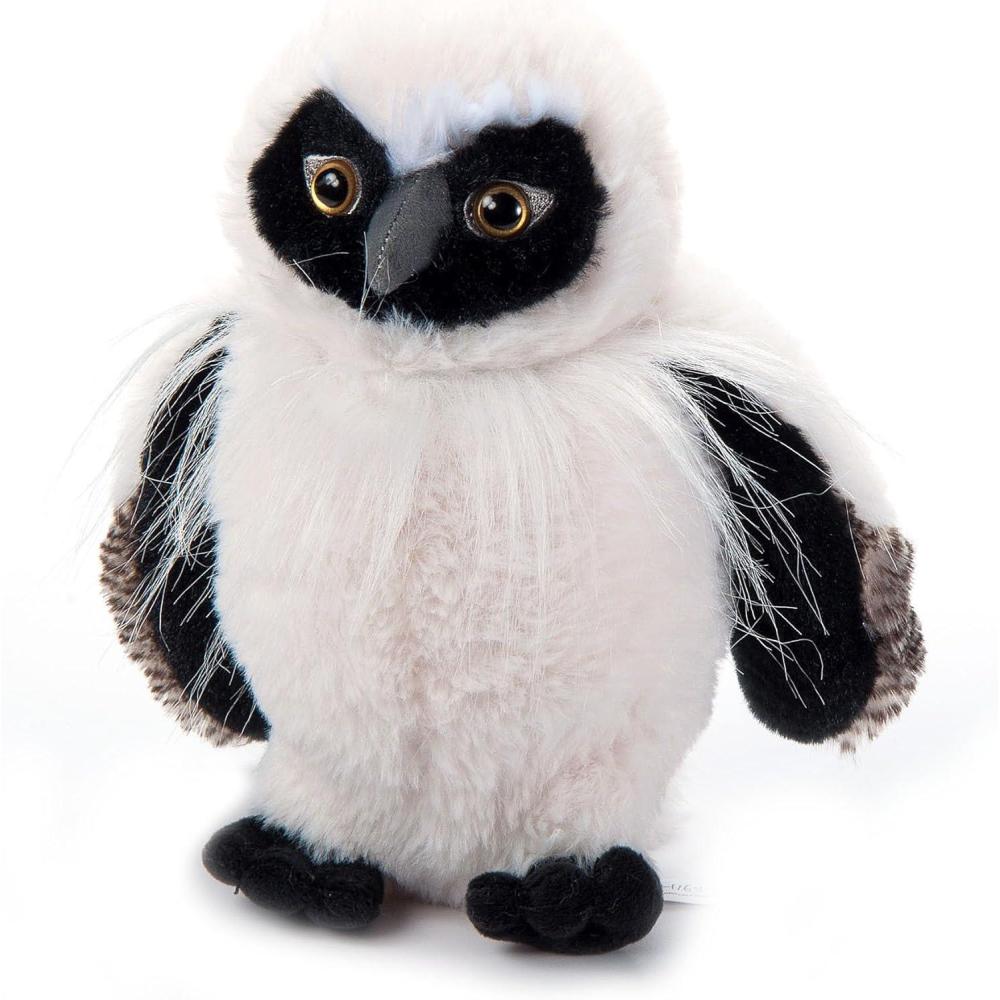 image:imageThe Petting Zoo Spectacled Owl Stuffed Animal Plushie Gifts for Kids Wild Onez Wildlife Animals Owl Plush Toy 9 Inches