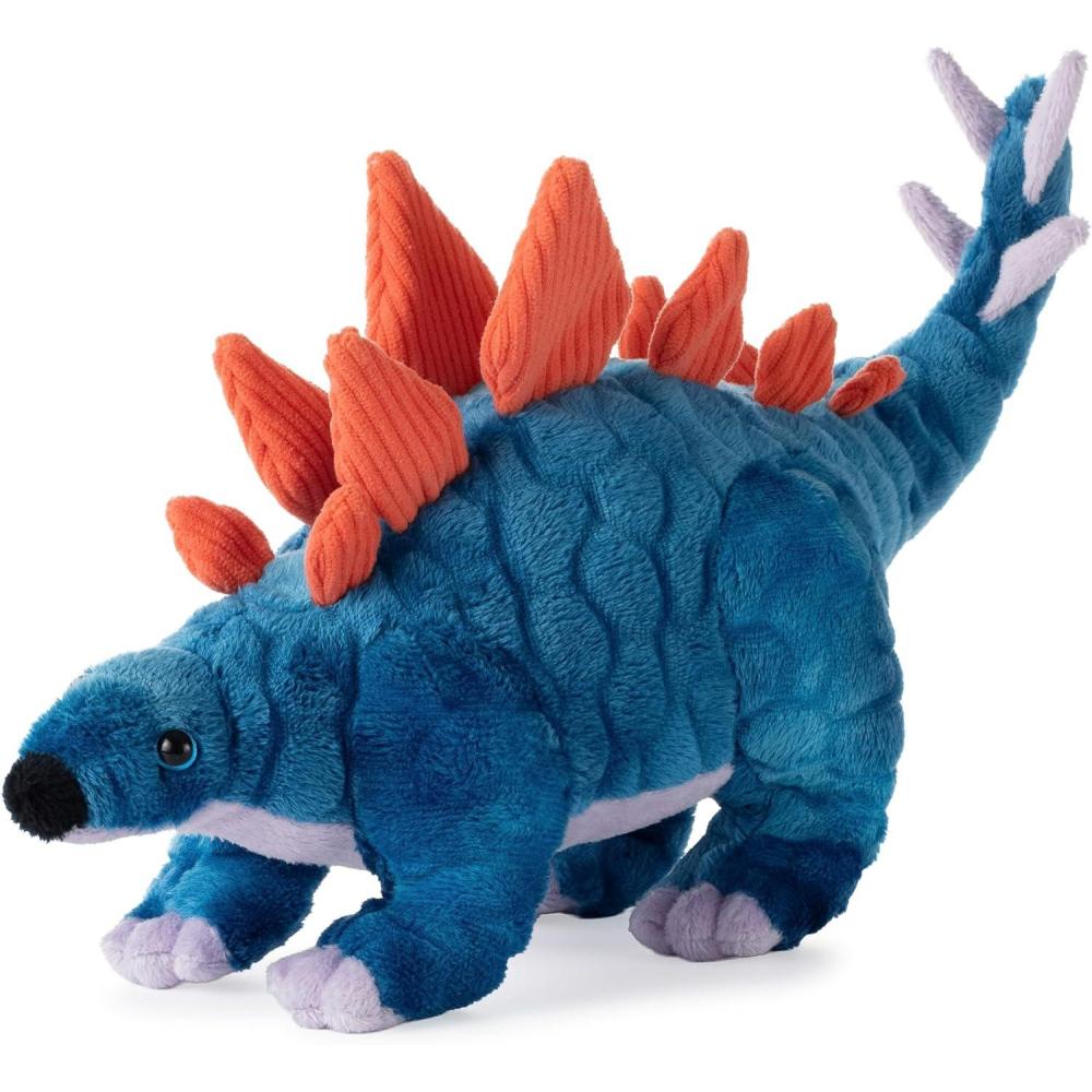 image:imageThe Petting Zoo Stegosaurus Stuffed Animal Plushie Gift for Kids Dinosaur Animals Blue Dinosaur Plush Toy 12 inches