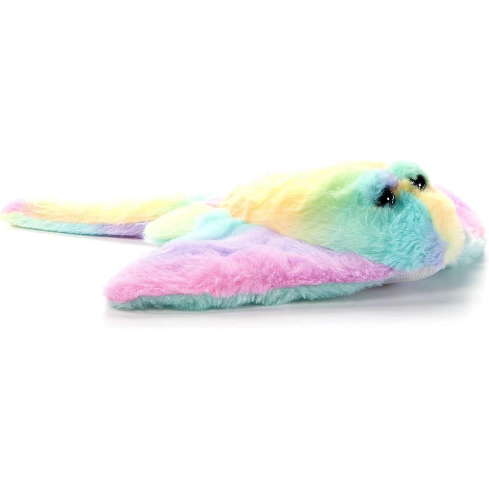 image:imageThe Petting Zoo Stingray Stuffed Animal Plushie Ombrez Ocean Animals Rainbow Stingray Plush Toy 14 inches from Tip of Tail to Head