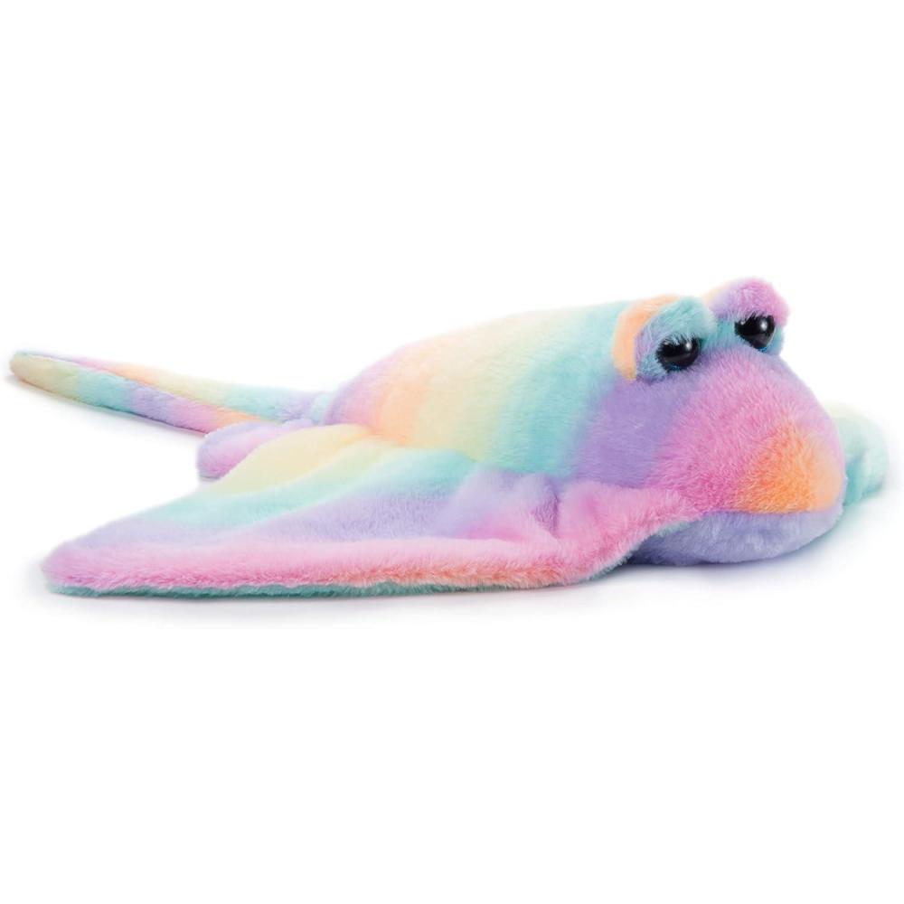 image:imageThe Petting Zoo Stingray Stuffed Animal Plushie Ombrez Ocean Animals Rainbow Stingray Plush Toy 30 inches from Tip of Tail to Head
