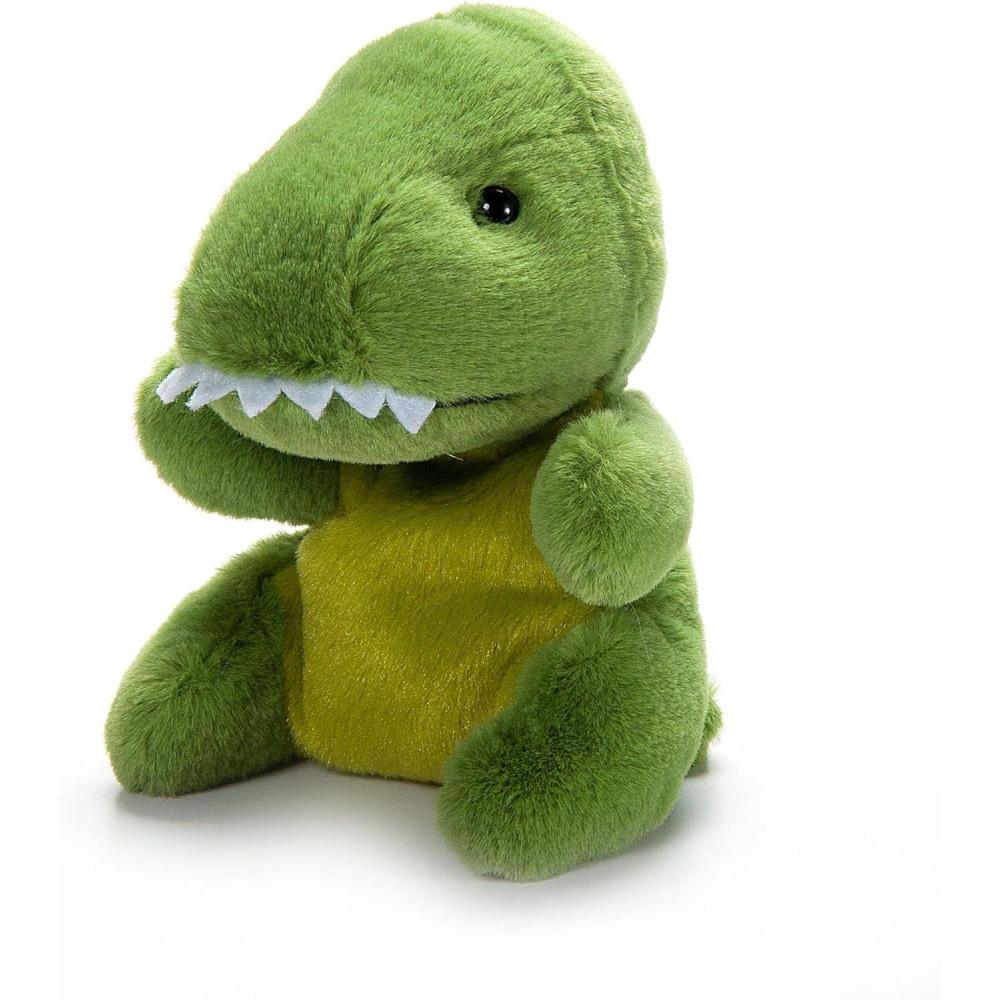 image:imageThe Petting Zoo TRex Stuffed Animal Plushie Nuggetz Animals Green TRex Dinosaur Plush Toy 6 inchesSmall