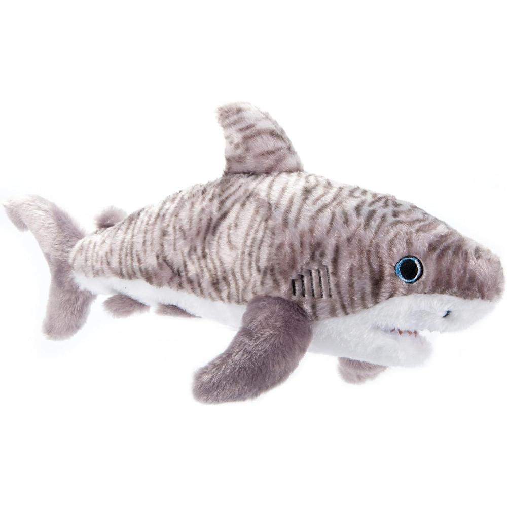 image:imageThe Petting Zoo Tiger Shark Stuffed Animal Plushie Gifts for Kids Earth Keeperz Sealife Animals Zoologee Grey Tiger Shark Plush Toy 15 inches