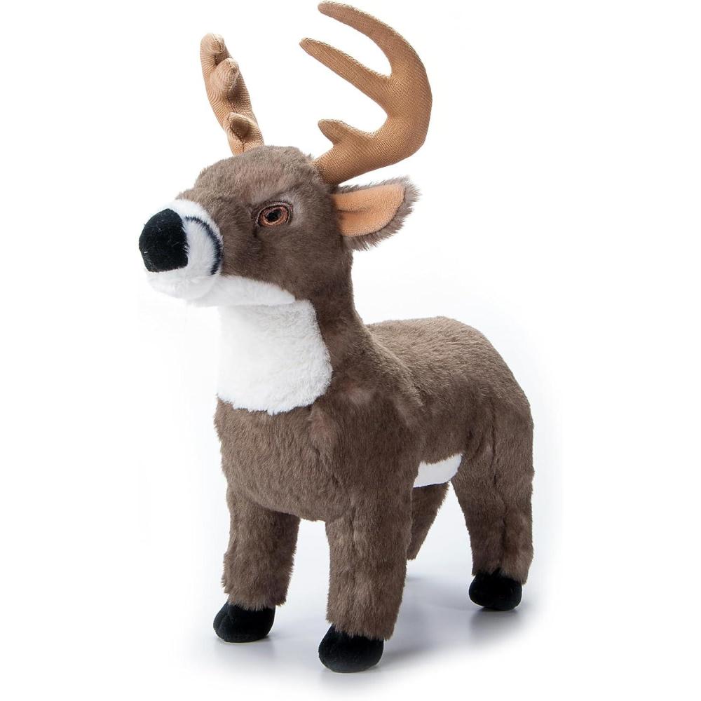 image:imageThe Petting Zoo WhiteTailed Buck Stuffed Animal Plushie Gifts for Kids Earth Keeperz Wildlife Animals Zoologee WhiteTailed Buck Plush Toy 12 inches