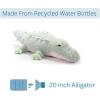 The Petting Zoo Alligator Stuffed Animal Plushie, Gifts for Kids, Fuzzlez Sealife Animals, Gator Plush Toy 20 Inches