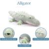 The Petting Zoo Alligator Stuffed Animal Plushie, Gifts for Kids, Fuzzlez Sealife Animals, Gator Plush Toy 20 Inches