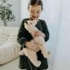 The Petting Zoo Alpaca Stuffed Animal Plushie, Gifts for Kids, Wild Onez Zoo Animals, Alpaca Plush Toy 14 inches