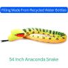 The Petting Zoo Anaconda Snake Stuffed Animal Plushie, Gifts for Kids, Earth Keeperz Snake Animals, Zoologee Yellow Anaconda Snake Plush Toy, 54 inches