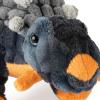 The Petting Zoo Ankylosaurus Stuffed Animal Plushie, Gift for Kids, Dinosaur Animals, Grey Dinosaur Plush Toy 13 inches