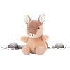 The Petting Zoo Armadillo Stuffed Animal Plushie, Gifts for Kids, Nuggetz Wildlife Animals, Brown Armadillo Plush Toy, 6 inches