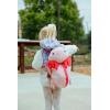 The Petting Zoo Axolotl Stuffed Animal Plushie Backpack, Gifts for Kids, Sealife Animal Toy, Pink Axolotl Plush Toy Book Bag, 20 inches