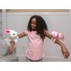 The Petting Zoo Axolotl Stuffed Animal Plushie Slap Bracelet, Gifts for Kids, Slapstix Animals, Salamander Plush Toy, 10 inches