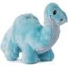 The Petting Zoo Baby Brachiosaurus Stuffed Animal Plushie, Dinosaur Animals, ZOOLOGEE Blue Dinosaur Plush Toy 11 inches