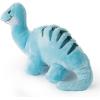 The Petting Zoo Baby Brachiosaurus Stuffed Animal Plushie, Dinosaur Animals, ZOOLOGEE Blue Dinosaur Plush Toy 11 inches